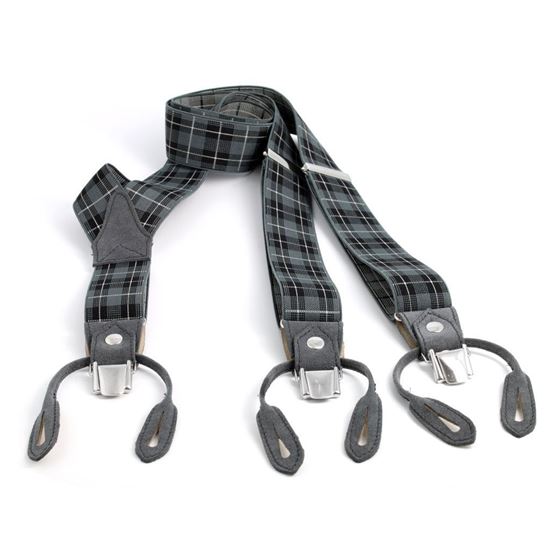 Picture of Tartan Convertible Ends Suspenders - 3,5 cm. wide