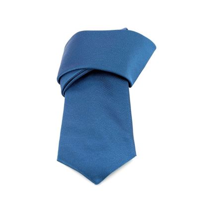 Picture of Aviation Blue Silk Tie - 8 cm. wide 