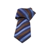 Picture of Blue/Brown Regimental Silk Tie - 8 cm. wide 