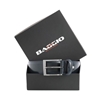 Picture of Blue Smooth Calf Leather Belt - 3,5 cm. wide