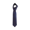 Picture of Blue Micro Patterned Jacquard Silk Tie - 7 cm. wide 