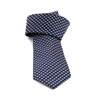 Picture of Blue Micro Patterned Jacquard Silk Tie - 8 cm. wide