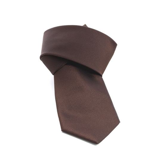 Picture of Brown Silk Tie - 8 cm. wide 