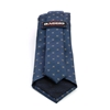 Picture of Classic Blue Micro Patterned Jacquard Silk Tie - 8 cm. wide