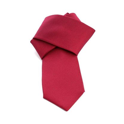 Picture of Classic Red Polka Dot Silk Tie - 7 cm. wide 
