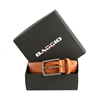 Picture of Cognac Hammered Calf Leather Belt - 3,5 cm. wide