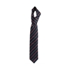 Picture of Dark Blue Regimental Jacquard Silk Tie - 7 cm. wide 