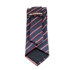 Picture of Dark Blue Regimental Jacquard Silk Tie - 7 cm. wide 