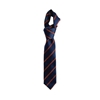 Picture of Dark Blue Regimental Jacquard Silk Tie - 7 cm. wide 