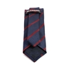 Picture of Dark Blue Regimental Jacquard Silk Tie - 7 cm. wide 