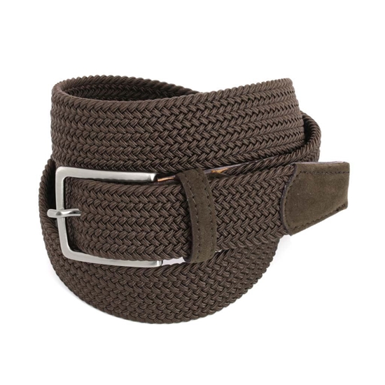 Picture of Dark Brown Braided Belt - 3,5 cm. wide