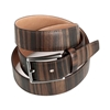 Picture of Ebony Wood & Leather Belt - 3 cm. wide