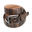 Picture of Ebony Wood & Leather Belt - 3 cm. wide