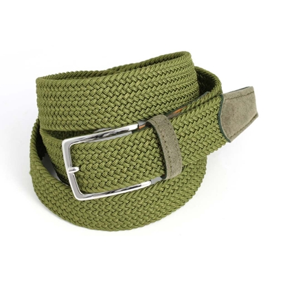 Picture of Green Braided Belt - 3,5 cm. wide