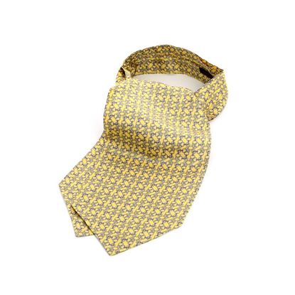 Picture of Patterned Silk Ascot