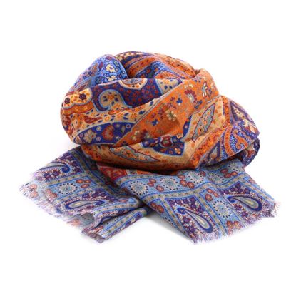 Picture of Patterned Wool Scarf