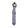 Picture of Pearl Grey Paisley Silk Tie - 7 cm. wide 