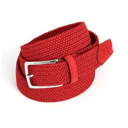 Picture of Red Braided Belt - 3,5 cm. wide