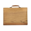 Picture of Teak Wood & Honey Leather Portfolio 