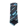 Picture of Turquoise/Grey Regimental Silk Tie - 7 cm. wide 