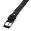 Picture of Black Alcantara Belt - Double Loops - 3,5 cm. wide
