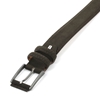 Picture of Dark Brown Alcantara Belt - Double Loops - 3,5 cm. wide