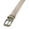 Picture of Dove Brown Alcantara Belt - Double Loops - 3,5 cm. wide