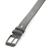 Picture of Grey Alcantara Belt - Double Loops - 3,5 cm. wide