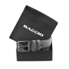 Picture of Grey Alcantara Belt - Double Loops - 3,5 cm. wide