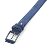 Picture of Mid Blue Alcantara Belt - Double Loops - 3,5 cm. wide