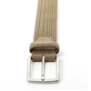 Picture of Dove Brown Braided Belt - 3,5 cm. wide