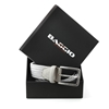 Picture of Pearl Grey Braided Belt - 3,5 cm. wide