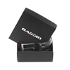 Picture of Black Smooth Calf Leather Belt - 3,5 cm. wide