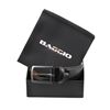 Picture of Black Hammered Calf Leather Belt - 3,5 cm. wide