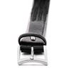Picture of Black Lizard Print Calf Leather Belt - 3,5 cm. wide