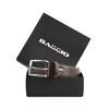 Picture of Brown Lizard Print Calf Leather Belt - 3,5 cm. wide
