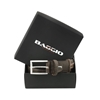 Picture of Dark Brown Vintage Shaped Calf Leather Belt