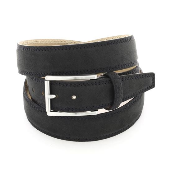 Picture of Black Alcantara Belt - 3 cm. wide