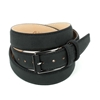 Picture of Black Alcantara Belt - Double Loops - 3,5 cm. wide