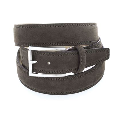 Picture of Dark Brown Alcantara Belt - 3 cm. wide