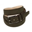 Picture of Dark Brown Alcantara Belt - Double Loops - 3,5 cm. wide