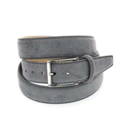 Picture of Grey Alcantara Belt - 3,5 cm. wide