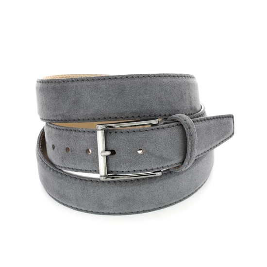 Picture of Grey Alcantara Belt - 3,5 cm. wide