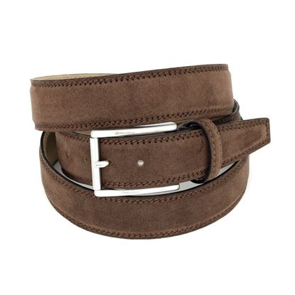 Picture of Nut Alcantara Belt - 3 cm. wide