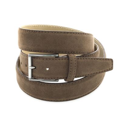 Picture of Nut Alcantara Belt - 3,5 cm. wide