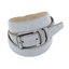 Picture of Pearl Grey Alcantara Belt - Double Loops - 3,5 cm. wide