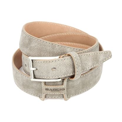 Picture of Nut Vintage Shaped Calf Leather Belt