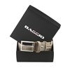 Picture of Nut Vintage Shaped Calf Leather Belt