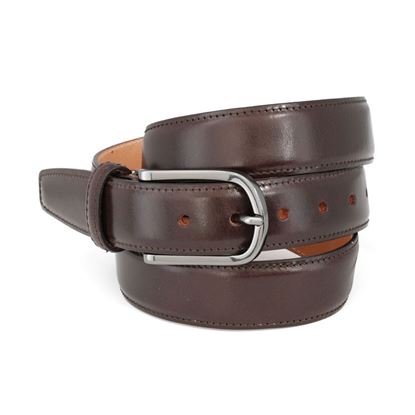 Picture of Dark Brown Smooth Calf Leather Belt - 3 cm. wide
