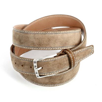 Picture of Brown Calf Leather Belt - 3,5 cm. wide